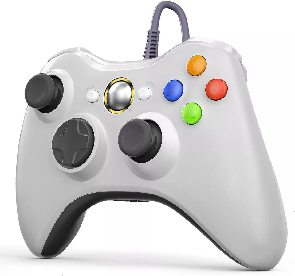 XBOX 360 Wired USB Game Controller Gamepad for Microsoft XBOX 360&PC WIN 7 8 10 - Image 1 of 4