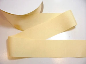 Light Yellow Grosgrain Ribbon 2 1/4" wide x 10 yards Schiff Wheat Polyester B44 - Picture 1 of 4
