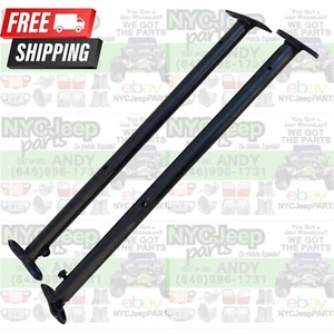 98-02 Jeep TJ Wrangler Roll Bar Windshield Support Connector Adjust Bars - Foto 1 di 12