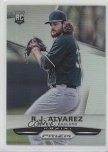 2015 Panini Prizm Silver Prizm RJ Alvarez #199 Rookie RC