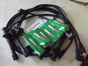 HT ignition 7 x spark plug leads and 6 x plugs Mazda lead set Bongo 2.5i V6 - Picture 1 of 5