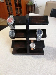 espositore per orologi da polso artigianale in legno  - Foto 1 di 6