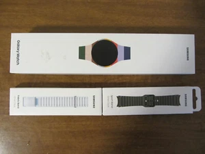 NEW SEALED Samsung Galaxy Watch 7 40mm Green Extra Blue Fabric Band US Warranty - Photo 1 sur 4