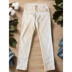 Jessica Simpson Forever Rolled Ankle White Denim Jeans Size 6/28 NWT - Picture 1 of 15