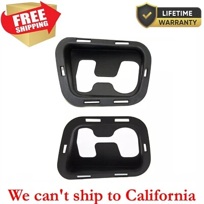FOR 2007-2013 SUBURBAN TAHOE AVALANCHE BUMPER TOW HOOK BEZEL COVERS SE FRONT Foto 1 de 4