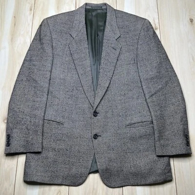 Blazer Givenchy Monsieur Para Hombres Gris Manga Larga Dos Botones Estilo Tweed Talla 42 Foto 1 de 4