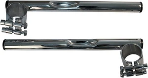 Emgo 1" Clip On Handlebars 39mm Chrome 07-93137 - Picture 1 of 1