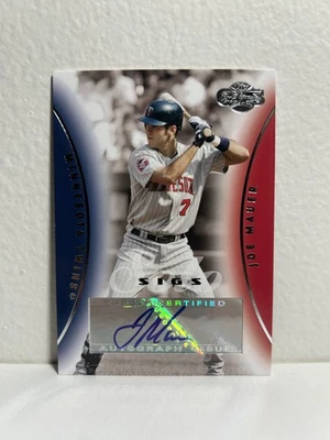 2006 Topps Co-Signers Joe Mauer Auto HOF - Twins #SS-JMA - Image 1 of 2