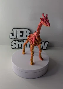 Safari Esqueleto Jirafa Impreso en 3D Esqueleto Estatuilla Nuevo - Imagen 1 de 8
