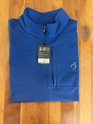 FootJoy Full Zip Ottoman Knit VEST Twilight XL W/Logo NWT CG-252 - Image 1 of 2
