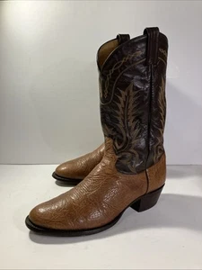 Vintage anni '90 Tony Lama uomo cowboy COGNAC 6531 punchy ranch rodeo manuale S-11,5 D - Foto 1 di 22