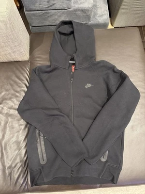 Sudadera con capucha Nike Sportswear Tech Fleece Windrunner FB7921-010 para hombre L negra cremallera completa Foto 1 de 4