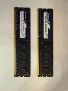 Set of 2 TIMETEC 8 GB DDR3L DESKTOP RAM PC3L-1600 2Rx8 75TT16NUL2R8-8G SKU 16237 - Afbeelding 1 van 3