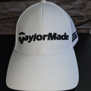 Neu ohne Etikett TaylorMade TP5 STEALTH2 Flex Fit S/M weiß Golfmütze Kappe bestickt - Bild 1 von 7