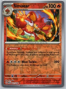 Simisear 021/182 Reverse Holo SV04: Paradox Rift NM - Picture 1 of 2