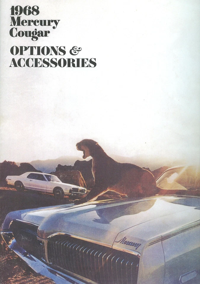 Mercury Cougar 1968 - XR-7-GT-GT.E folleto de ventas Foto 1 de 1