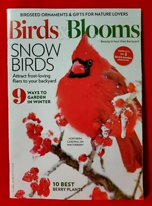 Birds & Bloom Magazine 2019 December/2020 January Snow Birds NEW - Imagen 1 de 4
