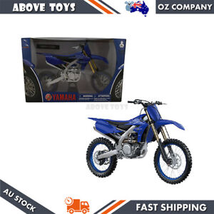 Newray 1:6 Scale Yamaha YZ450F 2022 Dirt Bike Blue Model Kids Toy Replicas