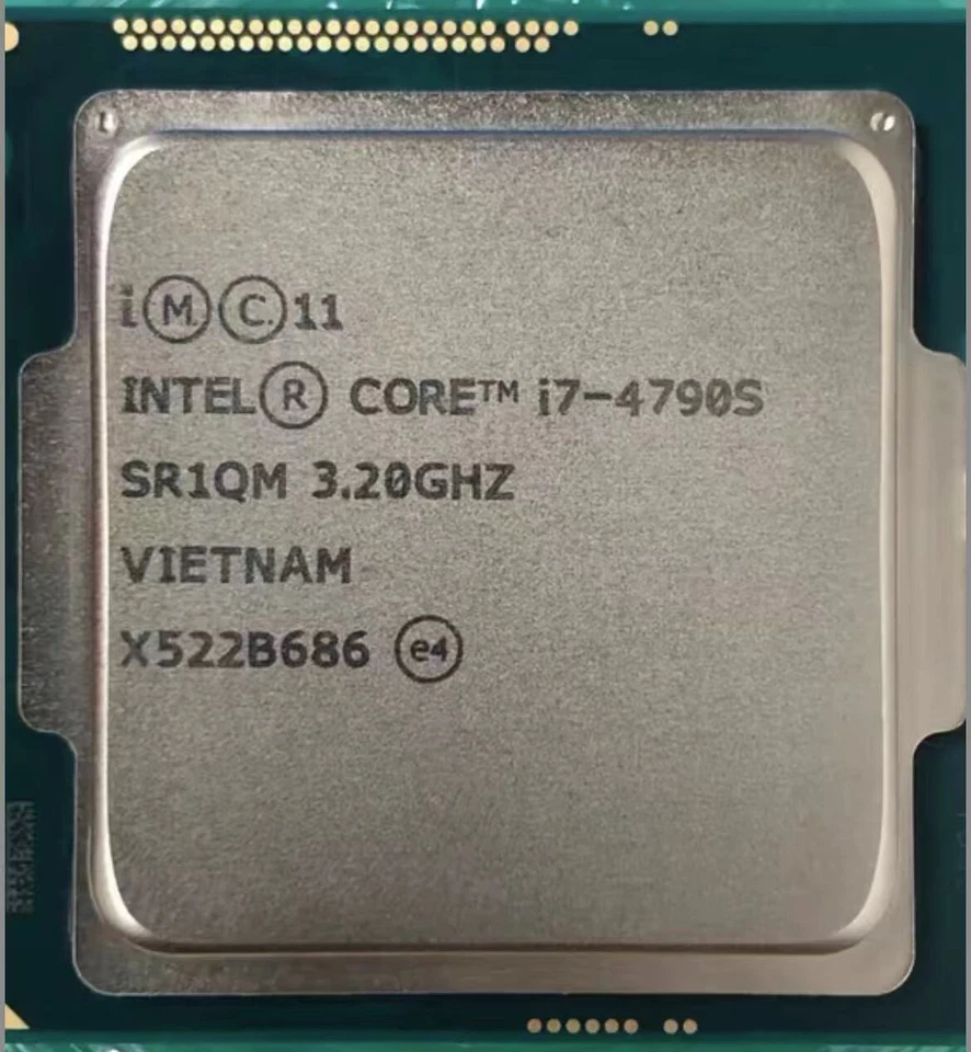 Intel Core I7-4790s 4-core 8-thread 3.20GHz LGA1150 CPU processor i7 4790s - Image 1 of 1