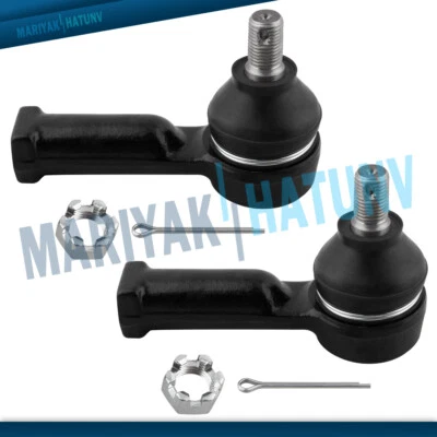 Pair Front Outer Tie Rod Ends For 1981-1993 Ford Courier Mazda B2000 B2200 B2600 - Image 1 of 4
