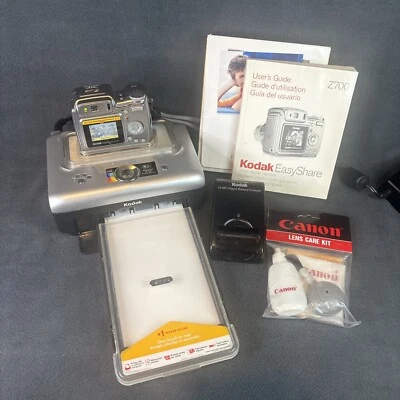 Kodak EasyShare Z700 Digital Camera & Printer Dock - Tested Working - Image 1 of 4