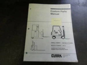 Clark CMP230L CMP230L-3719-6872 Forklift Parts Manual I-397-5 - Picture 1 of 3
