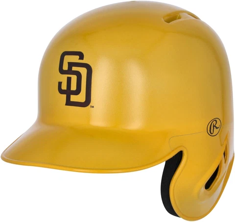 San Diego Padres Rawlings Alternative Chrome Mini Batting Helmet - Fanatics Cover