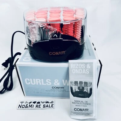 Conair Compact Multi-Size Hot Rollers, Coral - Image 1 of 4