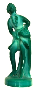 Decorative Bohemian Czech Malachite Glass Beautiful Statue George Washington NEW - Picture 1 of 8