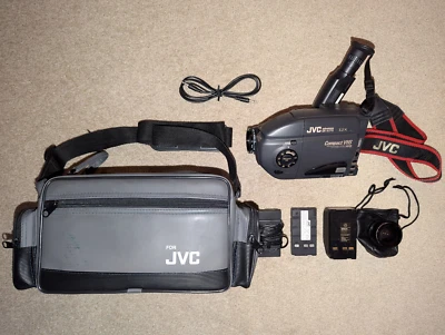 JVC Videomovie GR-AX70EG Videokamera VHS-C Camera Compact Camcorder 12X Japan - Bild 1 von 4