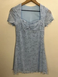 Mini Vestido Y2K Coqueta Hada Romántico Lechera Malla Floral PS Caprichoso Delicado - Imagen 1 de 14