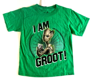 T-shirt ragazzo Marvel Groot nuova taglia XS 4/5 nuova con etichette - Foto 1 di 1