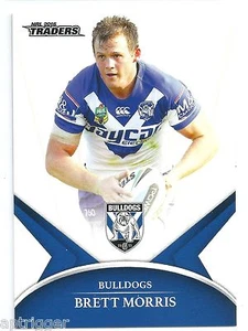2016 NRL Traders Base Card (027) Brett MORRIS Bulldogs - Picture 1 of 1