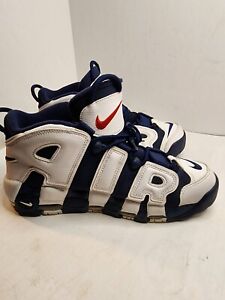 2020 NIKE AIR MORE UPTEMPO SCOTTIE OLYMPIC WHITE NAVY BLUE 414962-104 SIZE 10