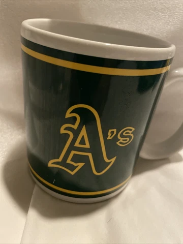 OAKLAND A'S Athletics Vintage Coffee Cup Mug PAPEL MLB Very Good Condition Cover