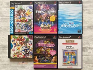 SONY PS 1 2 Puyo Puyo & Fantavision & Aquaqua & Tetris set from Japan - Picture 1 of 14