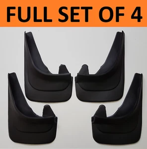 Rubber Moulded Universal Fit Car MUDFLAPS Mud Flaps Fits Vauxhall Vivaro Van - Picture 1 of 1