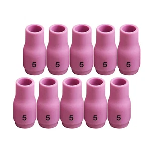 RIVERWELD TIG Alumina Nozzle Ceramic 13N09 #5 5/16 WP 9 20 25 Welding Torch 10pk - Picture 1 of 4