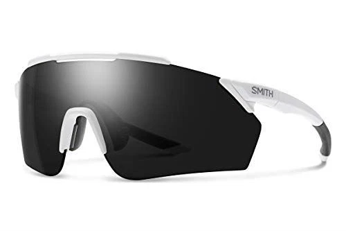 Smith Ruckus PivLock Wrap .5-Rimless Sunglasses Matte White/CP Black&Rose 135 mm