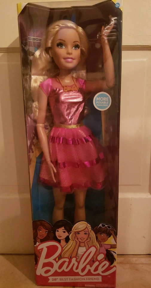 Кукла Barbie 28 дюймов Just Play Best Fashion Friend - блондинка как новая  - Изображение 1 из 4