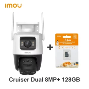 Cruiser Dual 8MP Dual Lens Outdoor PT Camera Home Security IP Camera AI Human & - Picture 1 of 12