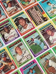 1975 Topps Minis Baseballkarten fast neuwertig hochwertige Einzeln #400s - Bild 1 von 12