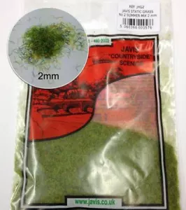 Javis JHG2 No:2 Static Grass Summer Mix 2mm - Picture 1 of 1