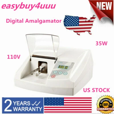 Dental Digital Amalgamator Amalgam Capsule Mixer High Speed Lab Safety Devices