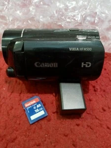 Canon VIXIA HF M500 HD CMOS PRO Video Camera - Black - Picture 1 of 12