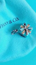Tiffany & Co. Toggle Bracelet Charm Enamel Gift Box Shop Bag Snow Flake  Silver