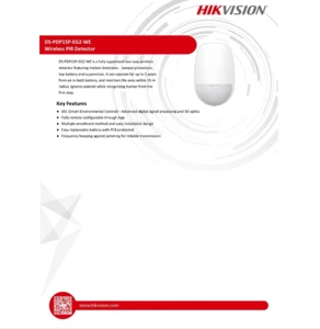 Hikvision Rilevatore Wireless Allarme AX PRO 868MHz PIR DS-PDP15P-EG2-WE - Foto 1 di 1