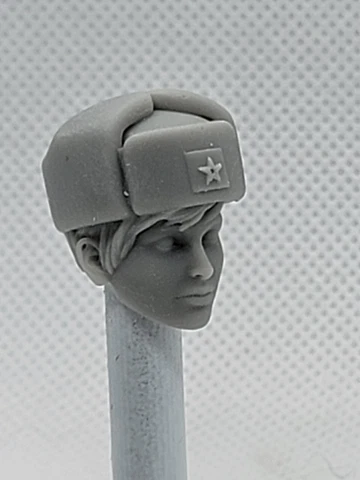 3d Printed Oktober Guard DIANA Head 1:12 Sc. 6" GI Joe Classified/Marvel Legend Cover