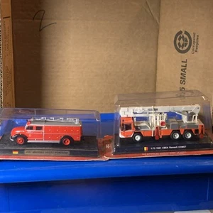 Lot Of 2 DelPrado 1:72, 1:73 | Fire Trucks | P1 - Picture 1 of 6