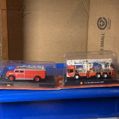 Lot Of 2 DelPrado 1:72, 1:73 | Fire Trucks | P1 - Image 1 of 4